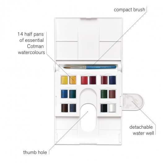 Cotman Watercolour Field Set (15pc)