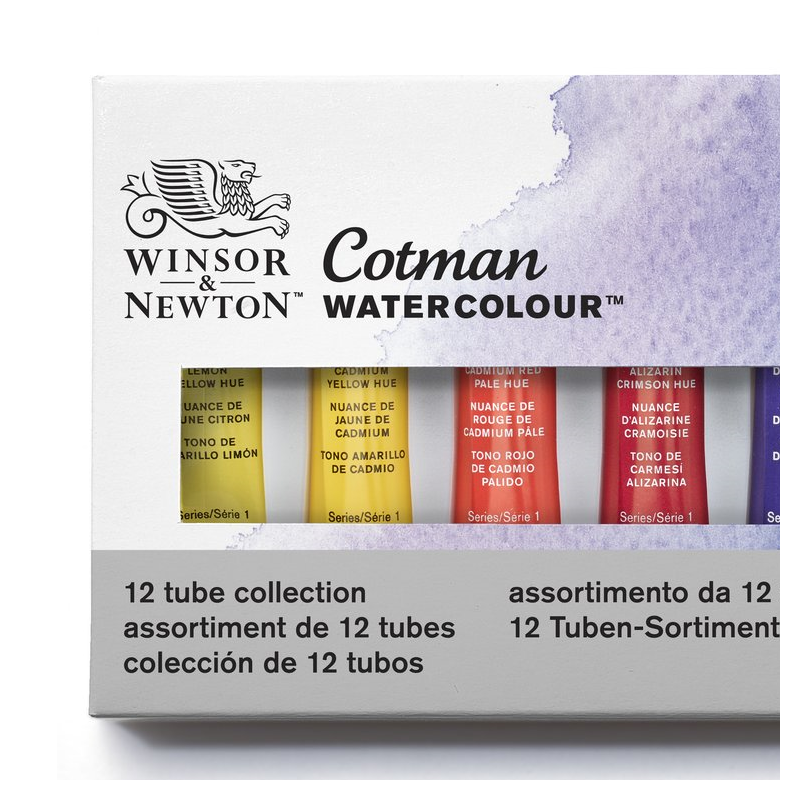 Cotman Watercolour Tube Collection (12 x 8ml)