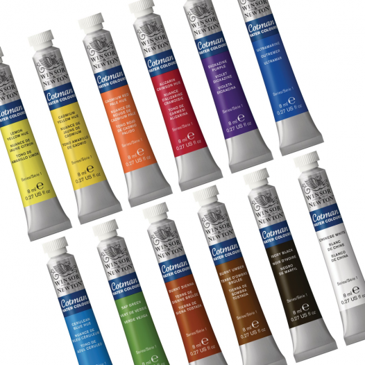 Cotman Watercolour Tube Collection (12 x 8ml)