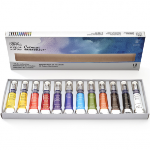 Cotman Watercolour Tube Collection (12 x 8ml)