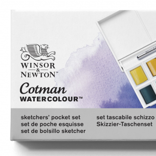 Cotman Watercolour Sketchers' Pocket Set (13pc)