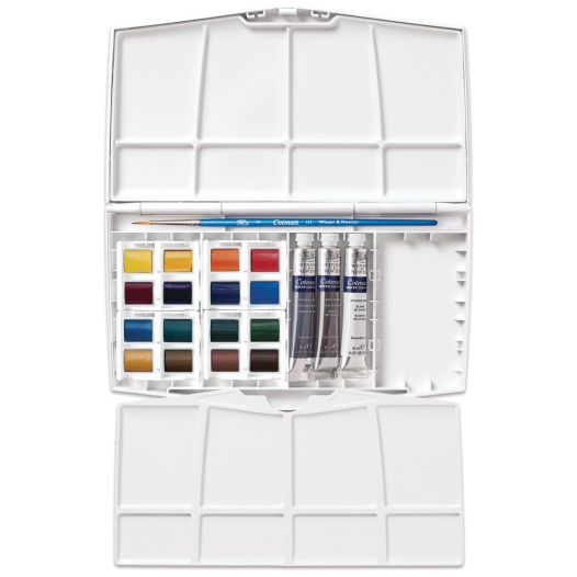 Cotman Watercolour Mixed Travel Set (20pc)