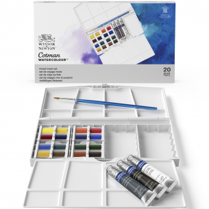 Cotman Watercolour Mixed Travel Set (20pc)