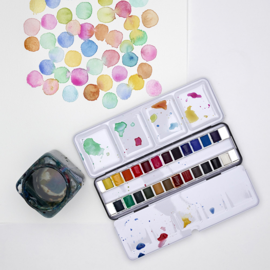 Cotman Watercolour Complete Travel Tin (24pc) Cotman Watercolour Complete Travel Tin (24pc)