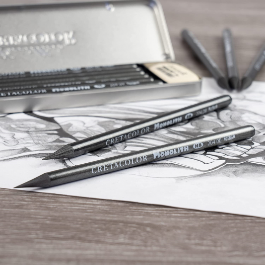 Monolith Graphite Stick Pocket Set (with Eraser) Monolith Graphite Stick Pocket Set (with Eraser)