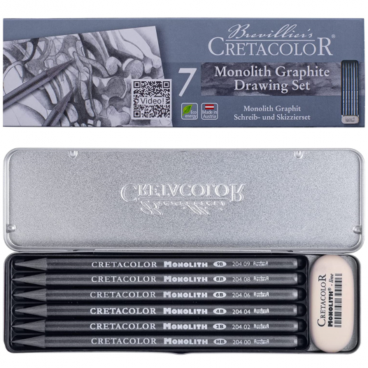 Monolith Graphite Stick Pocket Set (with Eraser) Monolith Graphite Stick Pocket Set (with Eraser)