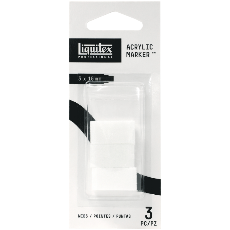 Pro Acrylic Wide Marker Nibs (3pc)