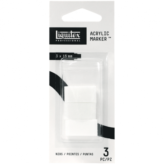 Professional Acrylic Wide Marker Nibs (3pc)
