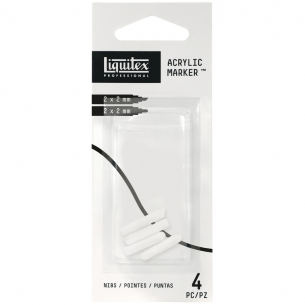 Professional Acrylic Marker Nib Pack - Fine (4pc) Professional Acrylic Marker Nib Pack - Fine (4pc)