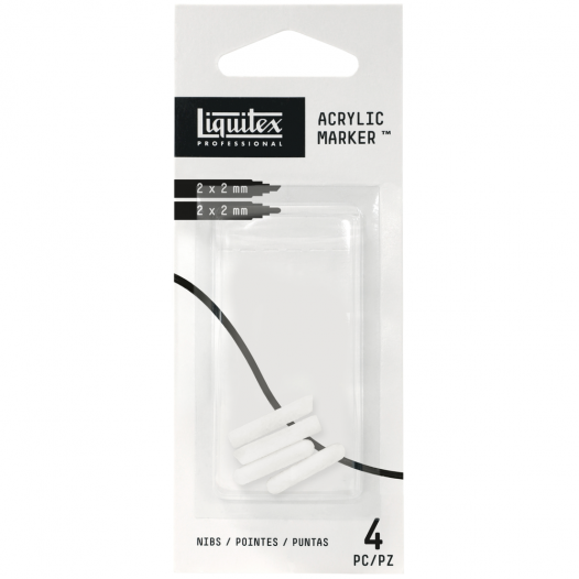 Professional Acrylic Marker Nib Pack - Fine (4pc) Professional Acrylic Marker Nib Pack - Fine (4pc)