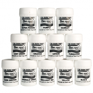 Brusho - Assorted Crystal Colour Pack (12pc) Brusho - Assorted Crystal Colour Pack (12pc)