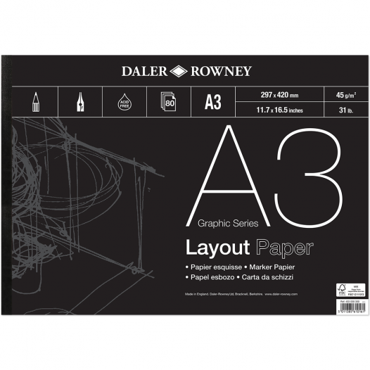 Graphic Series: Layout Pad (45gsm)