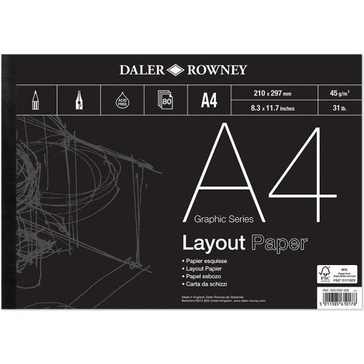Graphic Series: Layout Pad (45gsm)