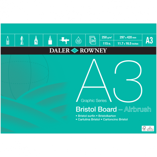 Graphic Series: Bristol Board Pad (250gsm) Graphic Series: Bristol Board Pad (250gsm)