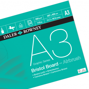 Graphic Series Bristol Board Pads (250gsm)