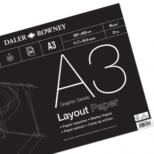 Graphic Series: Layout Pad (45gsm) Graphic Series: Layout Pad (45gsm)