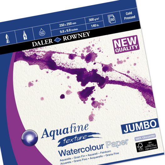 Aquafine Texture Square Jumbo Pad (300gsm)
