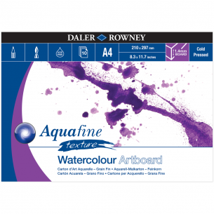 Aquafine Texture A4 Artboard Pad (1.4mm)