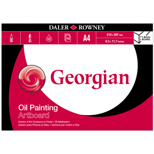 Georgian Oil A4 Artboard Pad (1.4mm)