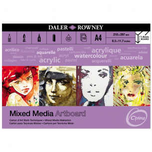 Optima Mixed Media A4 Artboard Pad (1.4mm)