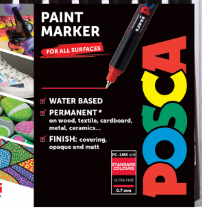 POSCA Paint Marker PC-1MR Complete Set (16pc)