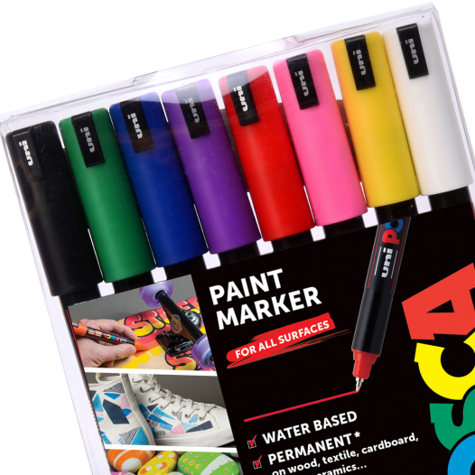 Posca PC-1MR 0.7mm Collection Assorted Colours Set of 16