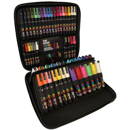 POSCA Marker Assorted Gift Case (54pc) POSCA Marker Assorted Gift Case (54pc)