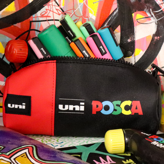 POSCA Red Pencil Case