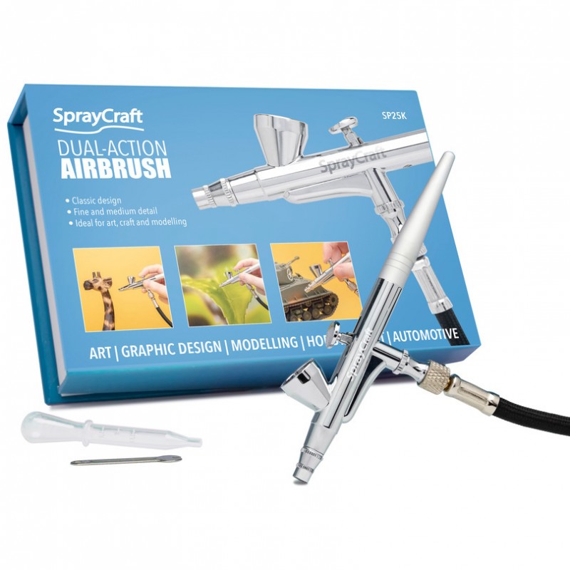 SP25K Dual-Action Airbrush Kit