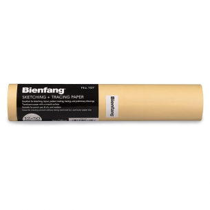 No.107 Canary Sketching & Tracing Paper Roll - 60ft x 12" (28gsm)
