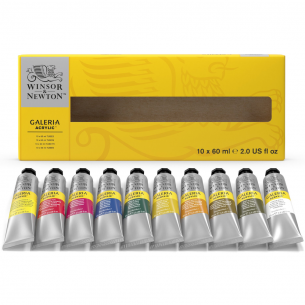 Galeria Acrylic Colour Set (10 x 60ml)