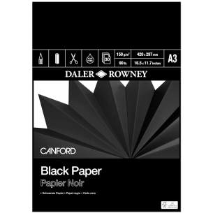 Canford Paper Black Pad (150gsm) Canford Paper Black Pad (150gsm)