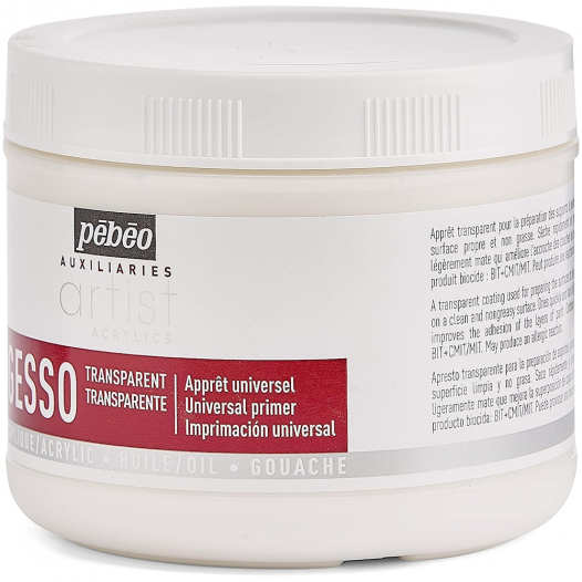 Auxiliaries: Transparent Gesso (500ml)