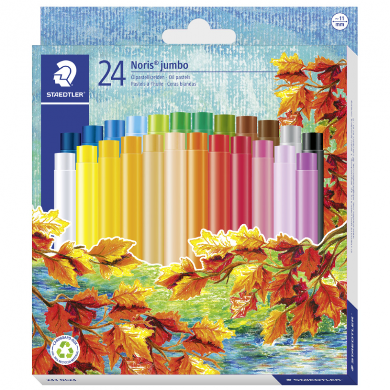 Noris Jumbo 243 Oil Pastel Set (24pc)