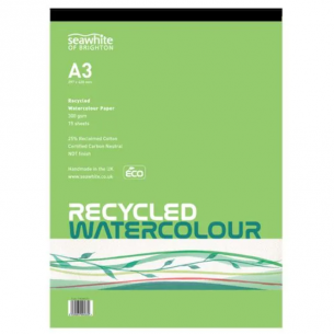 Recycled 300gsm Watercolour Pad (A3)