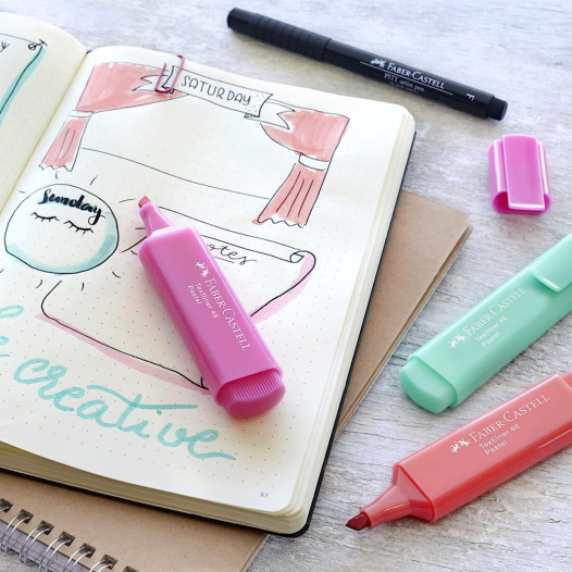 Textliner 46 Pastel Wallet (8pc) Textliner 46 Pastel Wallet (8pc)