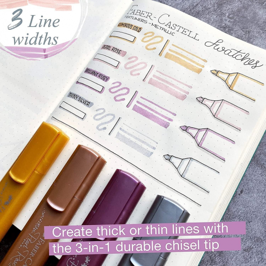 Textliner 46 Metallic Set (4pc)