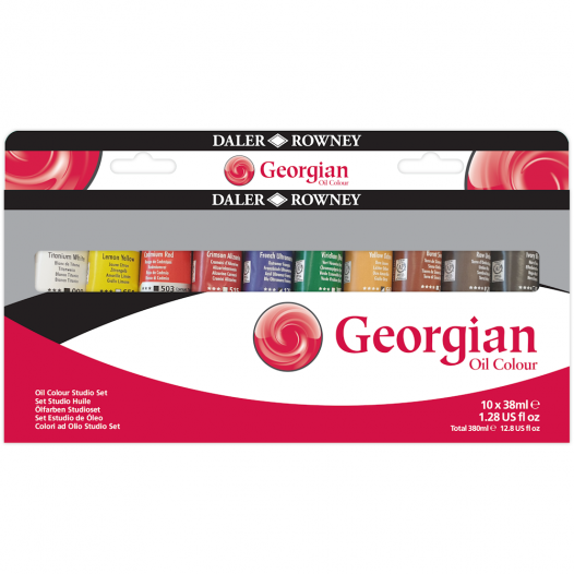 Georgian Oil Colour Studio Set (10 x 38ml)