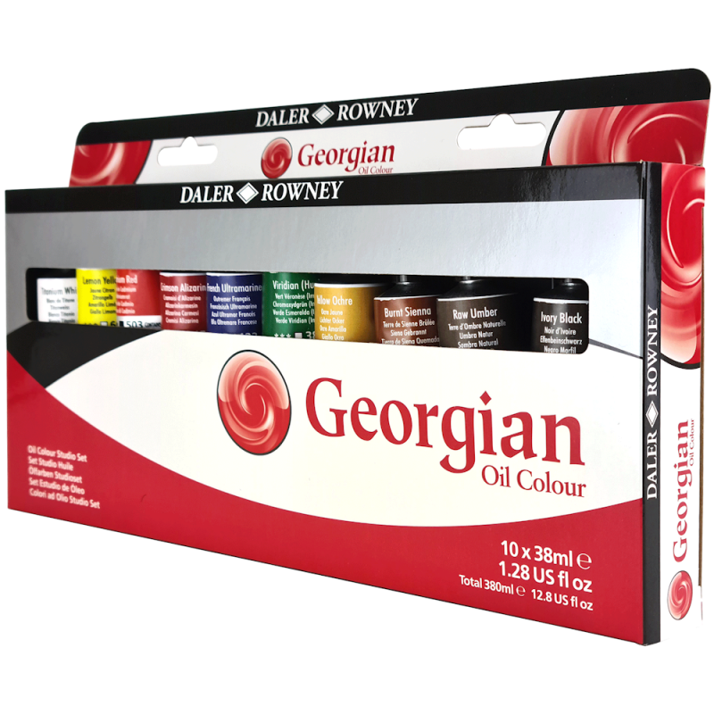 Georgian Oil Colour Studio Set (10 x 38ml)