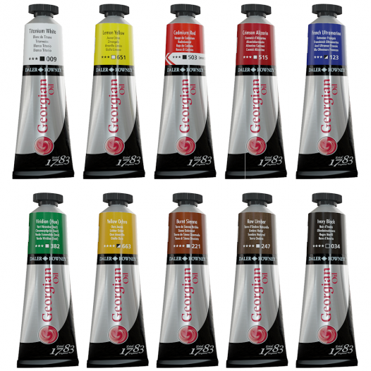 Georgian Oil Colour Studio Set (10 x 38ml)