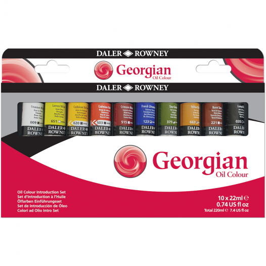 Georgian Oil Colour Introduction Set (10 x 22ml)