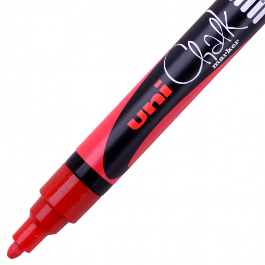 Uni Liquid Chalk Marker Fine Bullet Tip White