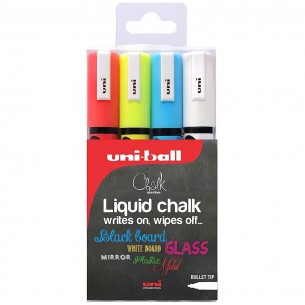Liquid Chalk Marker PWE-5M Set (4pc)