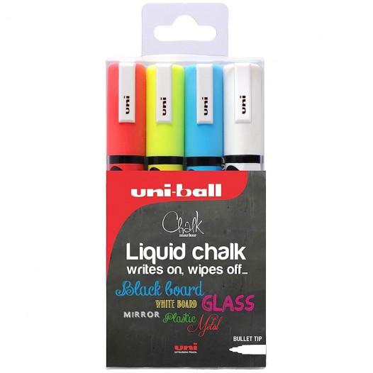 Liquid Chalk Marker PWE-5M Set (4pc)