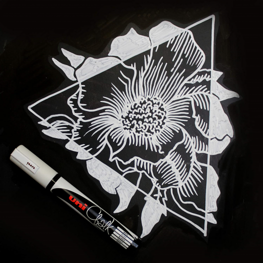 Liquid Chalk Marker PWE-8K (8mm)