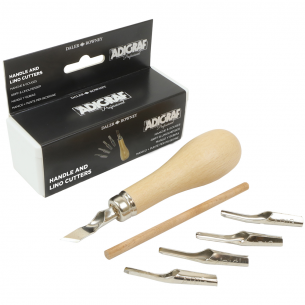 Adigraf Professional Lino Handle & Cutter Set