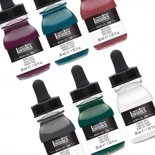 Professional Acrylic Ink Muted Collection (6pc)