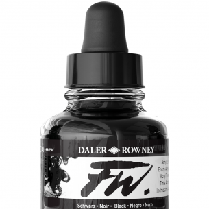 FW Acrylic Ink - Black (29.5ml)