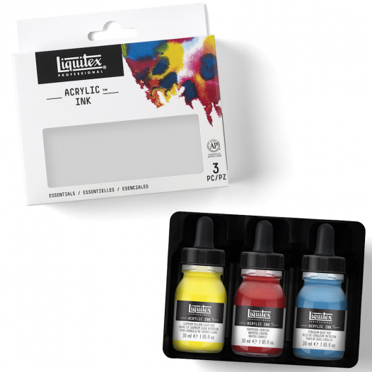 Professional Acrylic Ink Essentials Collection (3pc)