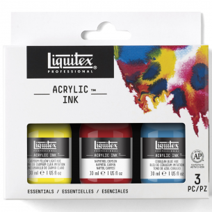 Professional Acrylic Ink Essentials Collection (3pc)